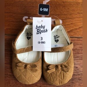 NWT baby B’gosh Size 3 (6-9 Months) Brown Shoes
